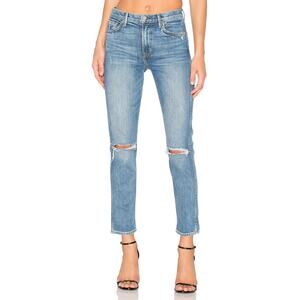 Grlfrnd Naomi High-Rise Jean Size 29 I Will Survive Light Blue Denim Petite